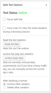 Split testing in WordPress - Split Testing in Detail (deel 2) 4 split testing in wordpress | Split testing in WordPress - Split Testing in Detail (deel 2)