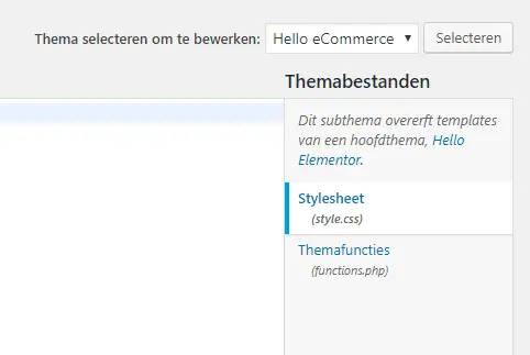 maken van je eigen child theme | Hiermee wordt het maken van je eigen Child Theme een fluitje van een cent!