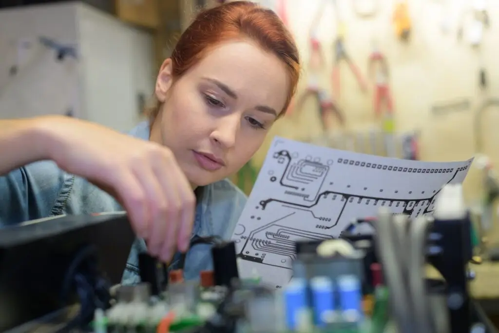 De tien beste blogonderwerpen voor jouw volgende post! 1 Woman following wiring instructions