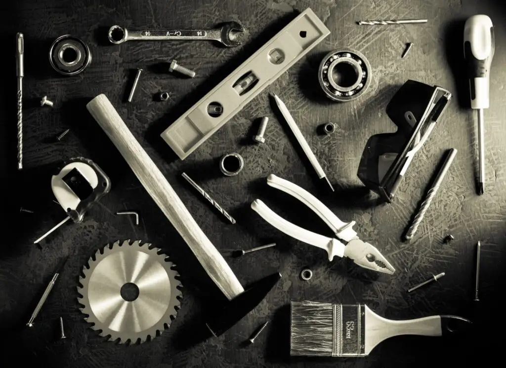 set of tools and instruments