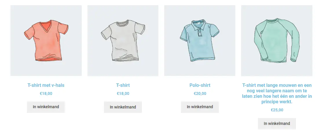 WooCommerce producten even hoog in je product archief, hoe doe je dat? 1 | WooCommerce producten even hoog in je product archief, hoe doe je dat?