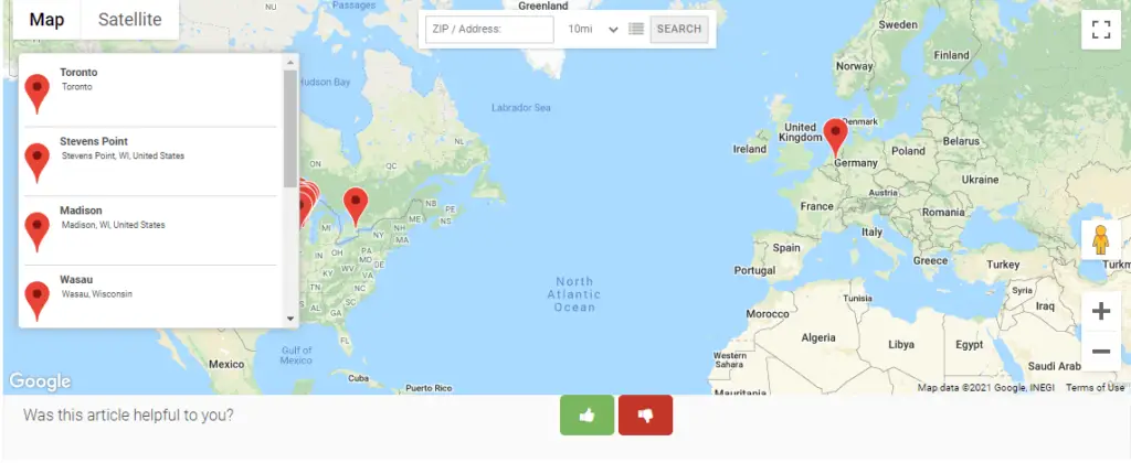 WordPress Shopfinders vergeleken 4 WordPress Shoplocators