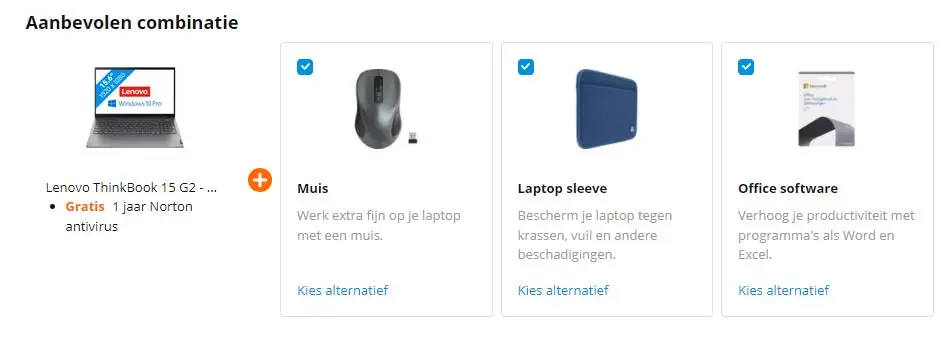 Product pagina in WooCommerce - Voorbeelden van Cool Blue