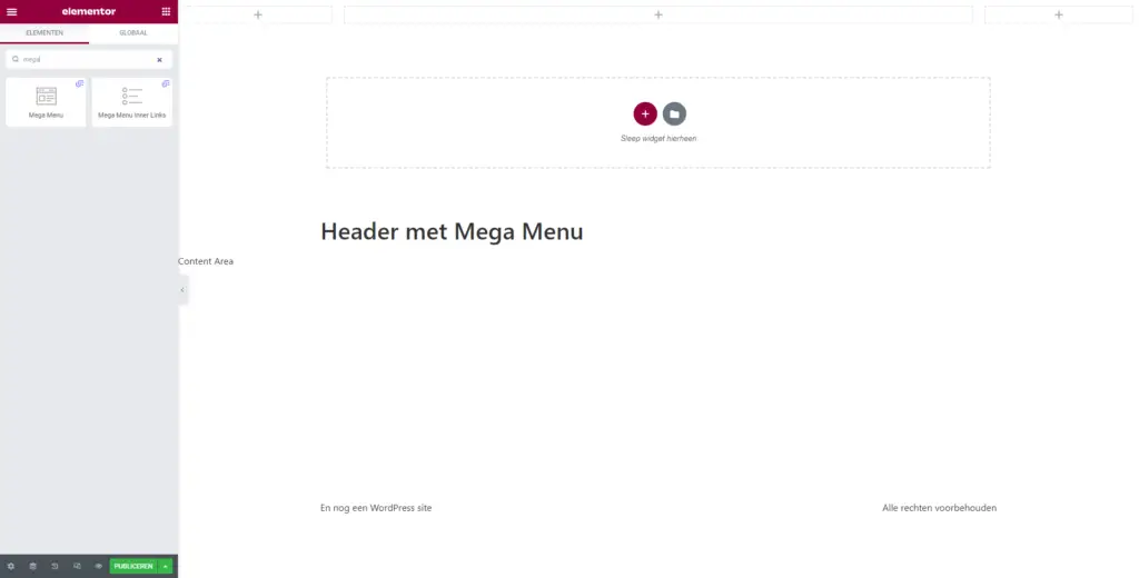 Een machtig mooi mega menu 2 Mooi mega menu met Unlimited Elements