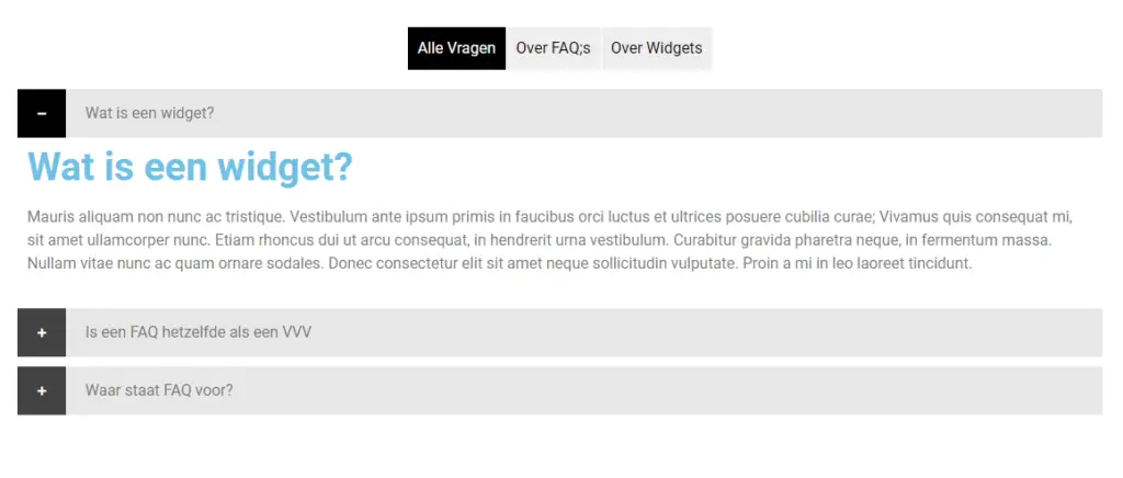 Een FAQ widget voor Elementor maak je gewoon zelf! 13 FAQ widget | Een FAQ widget voor Elementor maak je gewoon zelf!