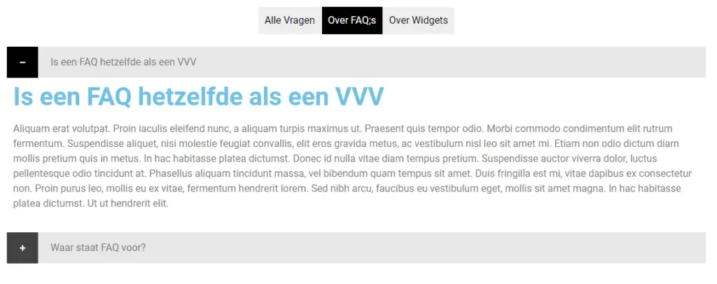 Een FAQ widget voor Elementor maak je gewoon zelf! 14 FAQ widget | Een FAQ widget voor Elementor maak je gewoon zelf!