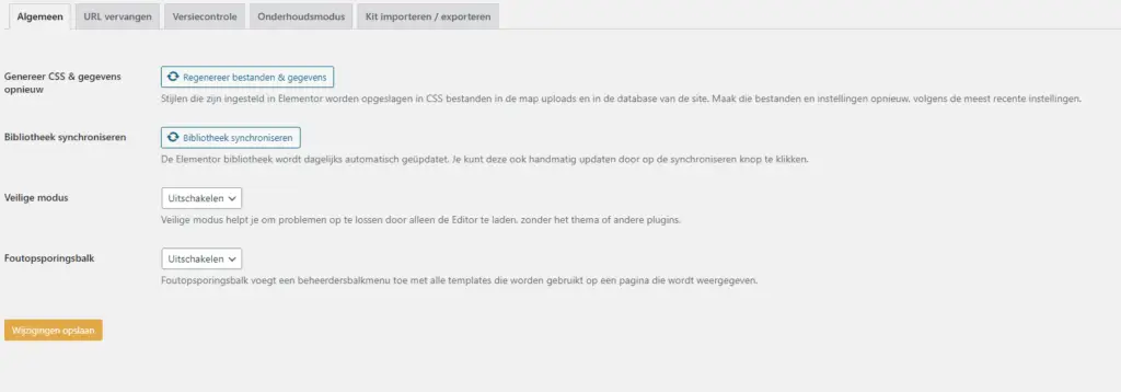 WordPress Debuggen - Handige tools voor de WP Developer 1 WordPress Debuggen - Elementor Foutopsporingsbalk
