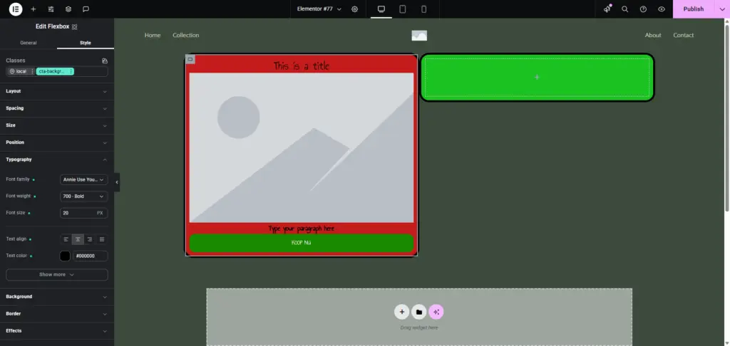 Een complete handleiding Classes met Elementor Editor 4 21 Editor V4 | Een complete handleiding Classes met Elementor Editor 4