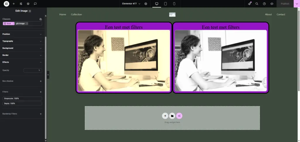 Het gebruik van variabelen in Elementor V4 Editor 13 V4 editor | Het gebruik van variabelen in Elementor V4 Editor