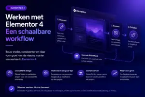 Een schaalbare workflow met Elementor 4