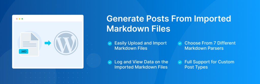 Plugin Import Markdown