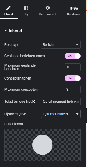 Elementor widget blogposts in de toekomst