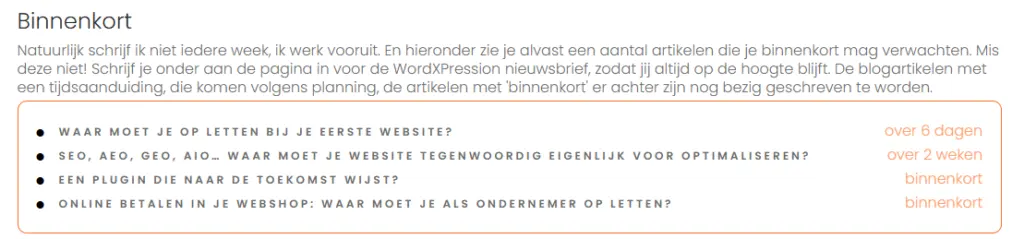 toekomst | Een plugin die naar de toekomst wijst?