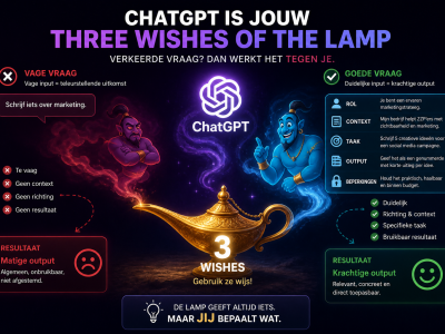 AI is als de 'geest uit de lamp'. Je krijgt wat je vraagt, niet wat je wenst.
