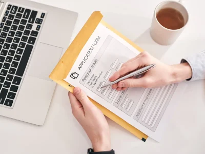 Filling application form