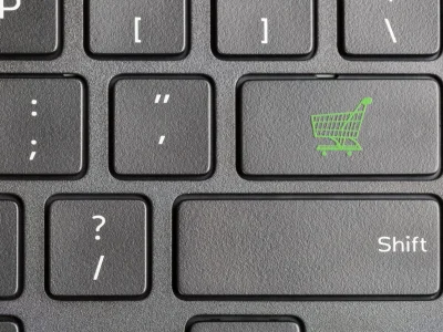 shopping-cart-icon-on-computer-keyboard