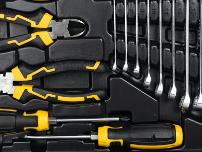 Toolbox tools kit instruments set of tools