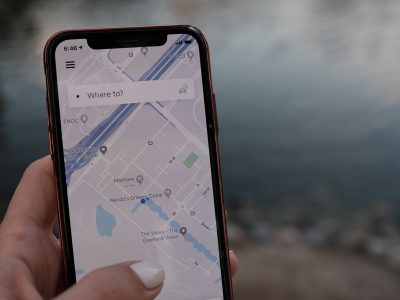 Where to, maps in a phone